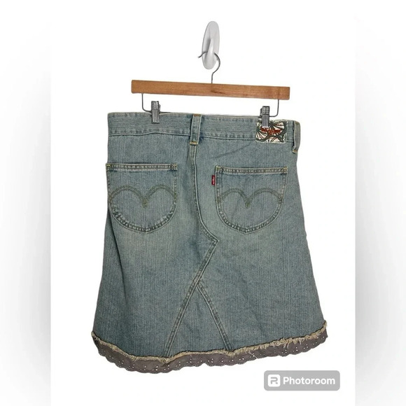 Vintage Levi’s Slouch Skirt Junior Size 11 - Picture 4 of 6